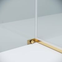 Душевой уголок Grossman Pragma 120х80 профиль Золото сатин стекло прозрачное арт-120.K33.03.1280.32.00 — фото 6, Прямоугольные душевые уголки