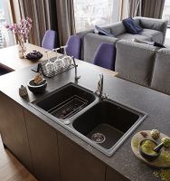 Товар: Кухонная мойка Domaci Бьелла DMC-15 арт-DMC-15-308 черная - фото 2 Кухонная мойка Domaci Бьелла DMC-15 арт-DMC-15-308 черная — фото 2, Кухонные мойки