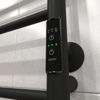 Электрический полотенцесушитель Тругор ПЭК 19 СП 80x50 Черный арт-Пэксп19/8050черныйВГП — фото 4, Электрические полотенцесушители