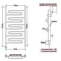 Товар: Электрический полотенцесушитель Ника Curve ЛZ 120/40 Хром арт-ЛЗ 120/40 лев - фото 3 Электрический полотенцесушитель Ника Curve ЛZ 120/40 Хром арт-ЛЗ 120/40 лев — фото 3, Электрические полотенцесушители