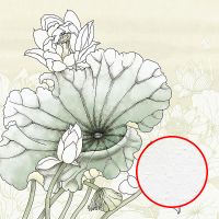 Фреска Ortograf Grafika Natura 31508 Фактура бархат FX Флизелин (2,7*2,7) Бежевый/Зеленый, Цветы арт-31508 (бархат FX) — фото 1, Фрески