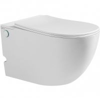 Унитаз Abber Bequem подвесной с сиденьем Микролифт арт-AC1105P — фото 1, Подвесные унитазы