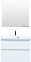 Товар: Тумба под раковину Aquanet Гласс 80 подвесной Белая арт-238361 - фото 4 Тумба под раковину Aquanet Гласс 80 подвесной Белая арт-238361 — фото 4, Тумбы под раковину