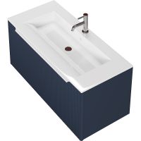 Тумба под раковину Creto Luna 100 подвесная Blue арт-17-Bl100 — фото 3, Тумбы под раковину