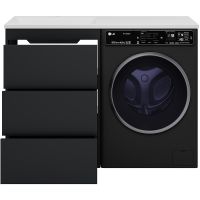 Тумба с раковиной Brevita Grafit 120 L Графит матовый арт-УТ000015085 — фото 3, Тумбы с раковиной