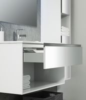 Тумба с раковиной SanVit Контур 70 подвесная Белая глянцевая арт-kkont070w — фото 4, Тумбы с раковиной