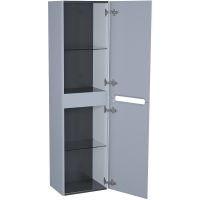 Шкаф пенал Iddis Edifice 40 подвесной Светло-серый арт-EDI40L0i97 — фото 2, Пеналы для ванной комнаты