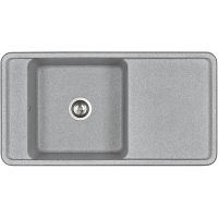 Кухонная мойка Aquaton Беллис 97 Серая арт-1A725132BS230 — фото 1, Кухонные мойки