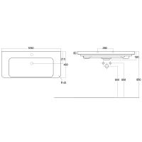Тумба с раковиной Brevita Victory 105 подвесная Зеленая матовая арт-УТ000016000 — фото 9, Тумбы с раковиной