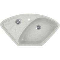 Кухонная мойка Domaci Бьелла DMC-10E арт-GWS-10E-310 серая — фото 1, Кухонные мойки