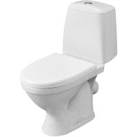 Товар: Унитаз компакт Santeri Соната с бачком и сиденьем арт-1.P201.2.S01.00B.F - фото 1 Унитаз компакт Santeri Соната с бачком и сиденьем арт-1.P201.2.S01.00B.F — фото 1, Напольные унитазы