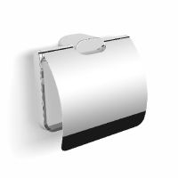 Держатель туалетной бумаги Langberger Lugano с крышкой Хром арт-24041A — фото 1, Держатели туалетной бумаги