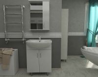 Тумба под раковину Orange Роса 60 Белый глянец арт-Ro-60TUW — фото 3, Тумбы под раковину