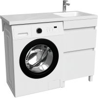 Тумба с раковиной Iddis Optima Home 110 R Белый арт-OPH11RBi95K — фото 1, Тумбы с раковиной