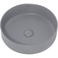 Раковина-чаша Abber Bequem 40 Серая матовая арт-AC2109MG — фото 2, Раковины накладные