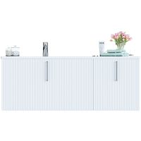 Тумба с раковиной SanVit Рольф L 120 подвесная Белый глянец арт-krolfL120 — фото 1, Тумбы с раковиной