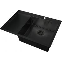 Кухонная мойка ZorG Light Grafit Графит арт-ZL R 780510-R GRAFIT — фото 1, Кухонные мойки