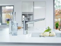 Смеситель для кухни Grohe Eurodisc Cosmopolitan Хром арт-33770002 — фото 4, Смесители для кухни