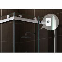 Душевой уголок Berges Gelios 90х90 профиль Хром стекло прозрачное арт-061022 — фото 3, Квадратные душевые уголки