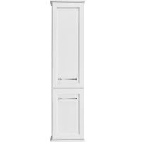 Шкаф пенал ASB-Woodline Венеция 40 подвесной Белый с патиной Серебро арт-11965 — фото 2, Пеналы для ванной комнаты