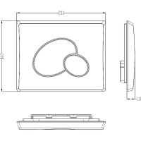 Клавиша смыва WeltWasser WW Marberg 410 RD Хром глянцевый арт-10000005950 — фото 2, Кнопки смыва