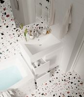 Товар: Тумба под раковину 1MarKa Cube 75Н Белый глянец арт-У79532 - фото 5 Тумба под раковину 1MarKa Cube 75Н Белый глянец арт-У79532 — фото 5, Тумбы под раковину