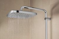 Душевая система Grohe Tempesta Cube 250 с термостатом Хром арт-26689001 — фото 6, Душевые стойки