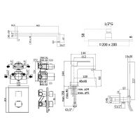 Товар: Комплект смесителей Paffoni Elle Хром арт-KITLEQ518CR071 - фото 9 Комплект смесителей Paffoni Elle Хром арт-KITLEQ518CR071 — фото 9, Готовые комплекты для ванной комнаты