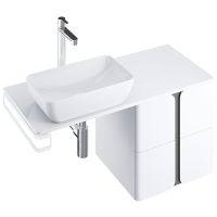 Тумба под раковину Ravak SD Balance 60 подвесная Белая Графит арт-X000001367 — фото 2, Тумбы под раковину