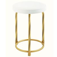 Пуф Migliore Complementi Бронза Белый арт-24761 — фото 1, Сиденья