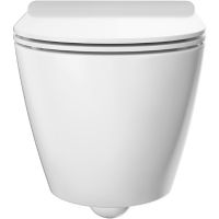 Унитаз Kerama Marazzi Sfera подвесной Белый глянцевый без сиденья арт-SF.wc.02 — фото 4, Подвесные унитазы