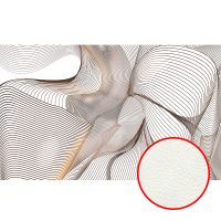 Фреска Ortograf Forma 32687 Фактура флок FLK Флизелин (5,9*2,7) Коричневый/Белый, Абстракция арт-32687 (флок FLK) — фото 1, Фрески