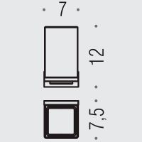 Стакан для зубных щеток Colombo Design Look Золото матовое арт-B1602.OM-VAN — фото 2, Стаканы для зубных щеток