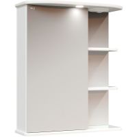 Товар: Зеркальный шкаф Onika Карина 60.01 L с подсветкой Белый арт-206009 - фото 4 Зеркальный шкаф Onika Карина 60.01 L с подсветкой Белый арт-206009 — фото 4, Зеркальные шкафы в ванную