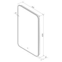 Товар: Зеркало Континент Torry 600х1000 с подсветкой с бесконтактным выключателем арт-ЗЛП1531 - фото 12 Зеркало Континент Torry 600х1000 с подсветкой с бесконтактным выключателем арт-ЗЛП1531 — фото 12, Зеркала в ванную комнату