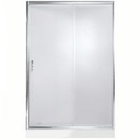 Душевая дверь в нишу River Bering 110 МТ профиль Матовый хром стекло матовое арт-10000001396 — фото 1, Раздвижные душевые двери