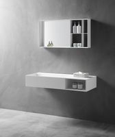 Раковина Abber Stein 100 R Белая матовая арт-AS2640-1.0 R — фото 6, Раковины подвесные