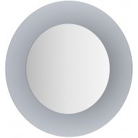 Зеркало Evoform Double d80 на стеклянном основании - цвет Графит арт-BY 0315 — фото 1, Зеркала в ванную комнату