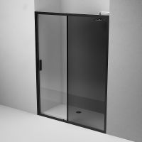 Товар: Душевая дверь AM.PM Gem 150 профиль Черный матовый стекло тонированное-прозрачное арт-W90G-150-1-195BG - фото 5 Душевая дверь AM.PM Gem 150 профиль Черный матовый стекло тонированное-прозрачное арт-W90G-150-1-195BG — фото 5, Раздвижные душевые двери