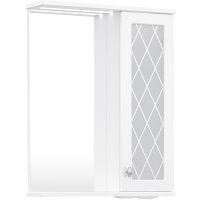 Зеркало со шкафом Volna Milena 55 R с подсветкой Белое арт-zsMLN55.R-01 — фото 8, Зеркальные шкафы в ванную