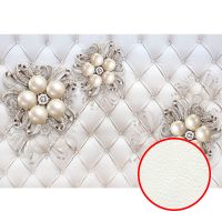 Фреска Ortograf 3D 6682 Фактура флок FLK Флизелин (3,9*2,7) Белый, Цветы/Абстракция арт-6682 (флок FLK) — фото 1, Фрески