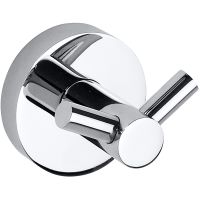 Двойной крючок Bemeta Omega Хром арт-104106032 — фото 1, Крючки для полотенец