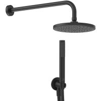 Комплект верхнего и ручного душа Ideal Standard Ideal Rain Silk Black арт-BD389XG — фото 1, Встраиваемые душевые комплекты