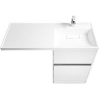 Товар: Тумба под раковину Aquaton Лондри 120 R Белый глянец арт-1A235901LH010 - фото 2 Тумба под раковину Aquaton Лондри 120 R Белый глянец арт-1A235901LH010 — фото 2, Тумбы под раковину