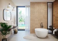 Керамическая плитка Creto Salutami granite настенная 20х60 см арт-00-00-5-17-01-11-3345 — фото 2, Керамическая плитка