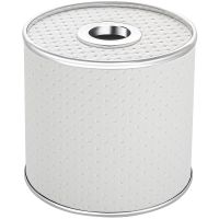 Салфетница Geralis Punto Белая, кант Хром арт-S-PWH — фото 1, Боксы для салфеток