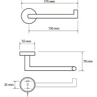 Держатель туалетной бумаги Bemeta Neo Нержавеющая сталь арт-104212035 — фото 3, Держатели туалетной бумаги