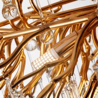 Люстра Divinare Salice Прозрачная Золото арт-3132/01 SP-13 — фото 3, Люстры