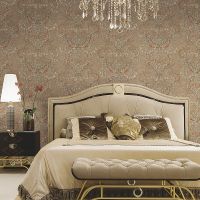 Обои Decori-Decori Gioiello Винил на флизелине (1,06*10,05) Синий, Дамаск арт-82512 — фото 3, Обои для стен