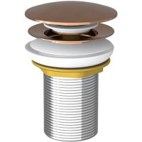 Донный клапан Teska click-clack Розовое золото арт-PP1009 — фото 1, Донные клапаны